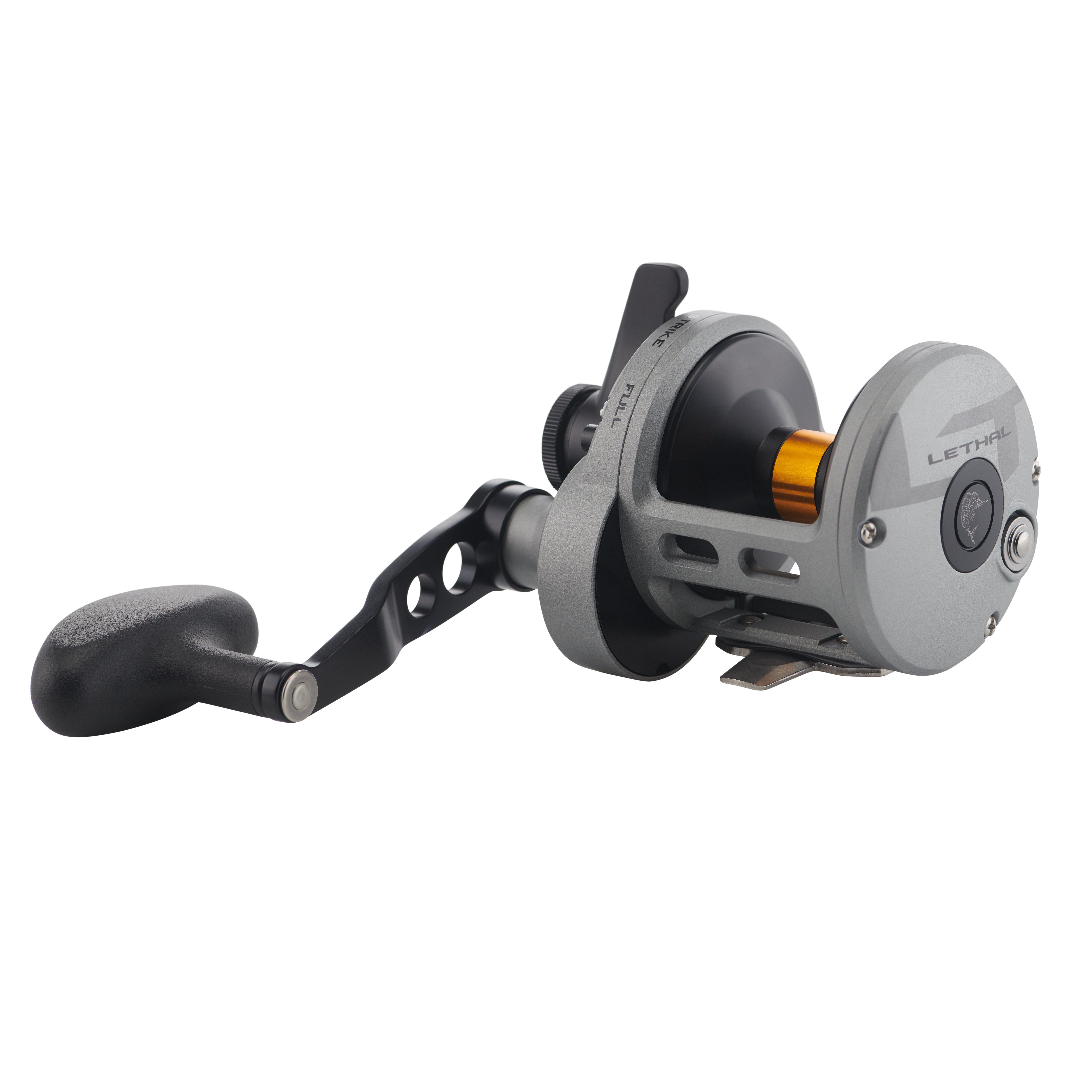 Fin-Nor Lethal LTL30 2 Speed OH Lever Drag Overhead Fishing Reel Free Line